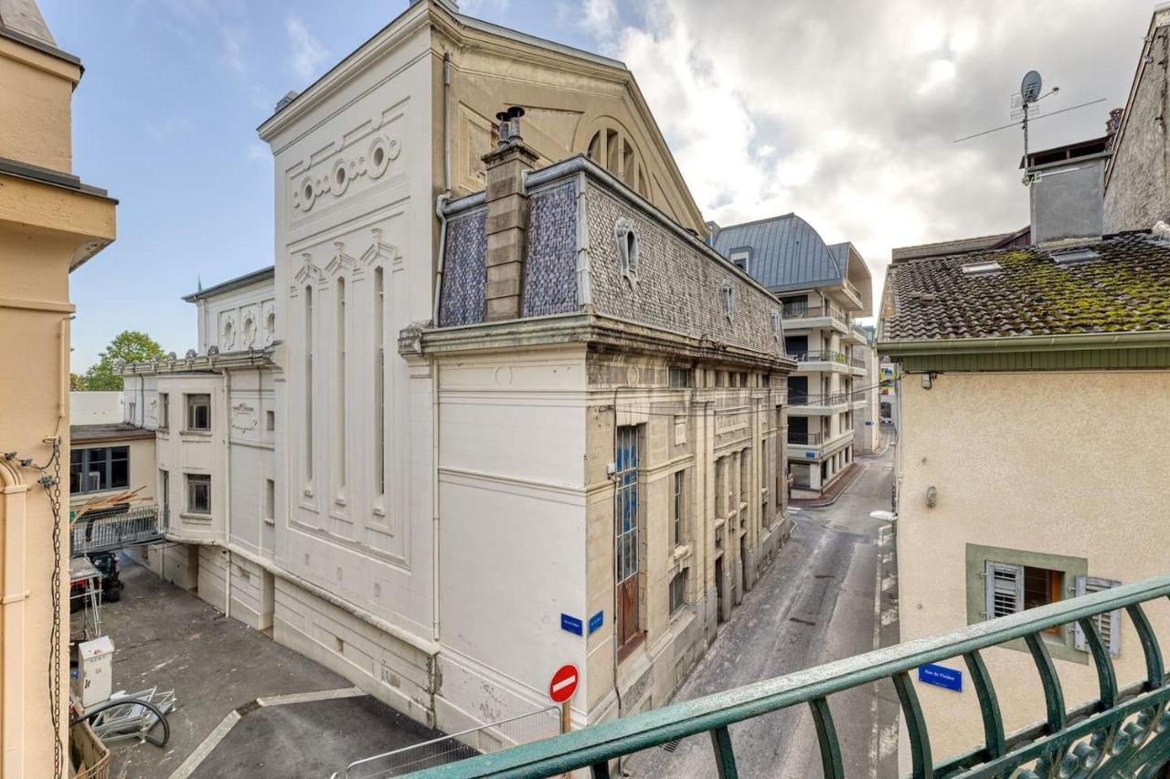 Appartement Hyper Centre Evian - Cote Theatre Exteriör bild